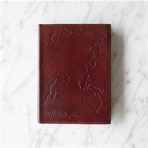 Fair Trade Handmade Leather World Travel Journal